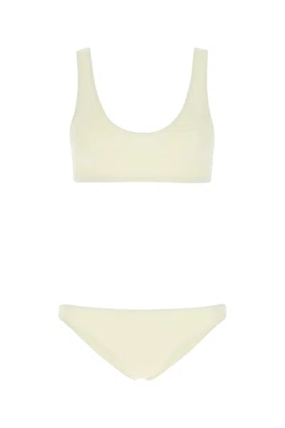 Lido Ivory Stretch Lycra Trentuno Bikini In White