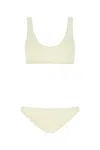 Lido Ivory Stretch Lycra Trentuno Bikini In White
