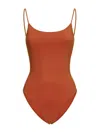 Lido Uno One-piece Swimsuit In Red