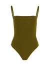 Lido One Piece Swimsuit "three" In Green