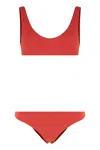 Lido Ottantauno Tie-back Bandeau Bikini In Red
