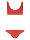 Lido Ottantauno Tie-back Bandeau Bikini In Red