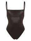 Lido Brown Tre Gemoetric Strap In Brown