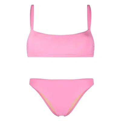 Lido Silk Beachwear In Pink