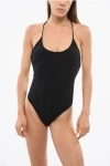 Lido Solid Color Ventitre One Piece Swimsuit In Black