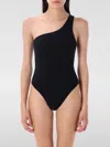 Lido Costume Da Bagno Intero A Monospalla  In Black