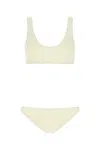 Lido Ivory Stretch Lycra Trentuno Bikini In White