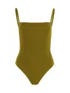 Lido One Piece Swimsuit "three" In Green