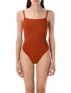 Lido Tre One-piece Swimsuit In Brown
