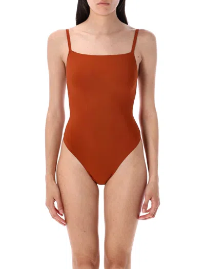 Lido Tre Swimsuit In Brown