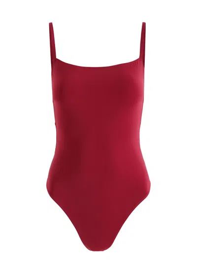 Lido Tre Swimsuit In Burgundy