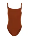 Lido Costume Intero Uno In Brick Red