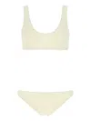 Lido Ivory Stretch Lycra Trentuno Bikini In Neutrals