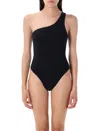 Lido Twenty-nine One Shoulder Swimsuit In Black