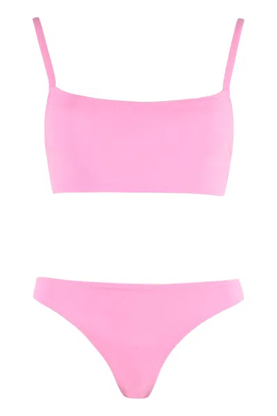 Lido Undici Bandeau Bra Bikini In Pink