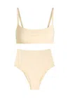 Lido Undici High Waist Bikini In Ivory