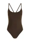 Lido Ventiquattro One Piece Swimsuit In Brown