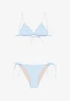 Lido Venti Triangle Bikini In Blue