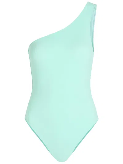 Lido Ventinove One-shoulder Swimsuit In Green