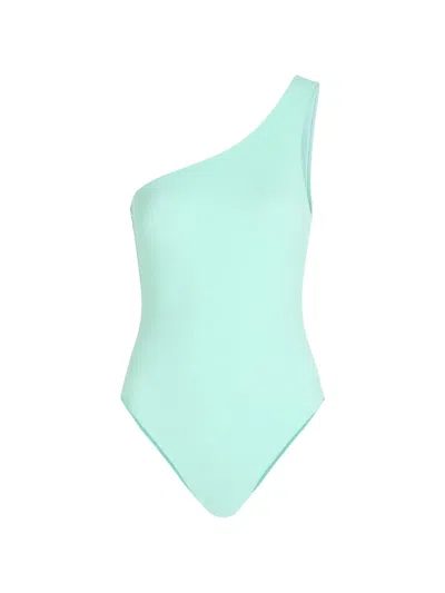 Lido Ventinovone One-shoulder Swimsuit In Blue