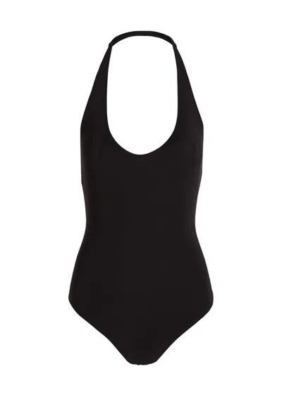 Lido Ventitre Halterneck Swimsuit In Black