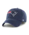 Lids 47 Men's Navy New England Patriots Franchise Logo Fitted Hat In Navy