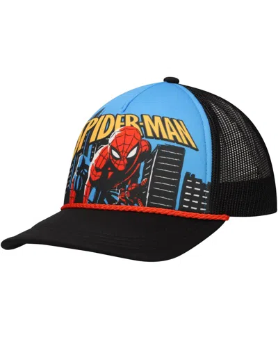 Lids Big Boys And Girls Black Spider-man Foam Trucker Adjustable Hat