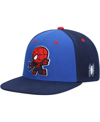Lids Kids' Big Boys And Girls Royal Spider-man Chibi Glow-in-the-dark Snapback Hat