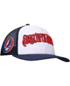 Lids Men's And Women's White/navy The Grateful Dead Wordmark Trucker Adjustable Hat In White,navy