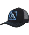 Lids Men's Black Black Panther Retro A-frame Snapback Hat In Black