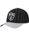 Lids Men's Black Death Row Records A-frame Pin Stripe Adjustable Hat