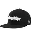 Lids Men's Black Death Row Records Doggfather Fitted Hat In Blk