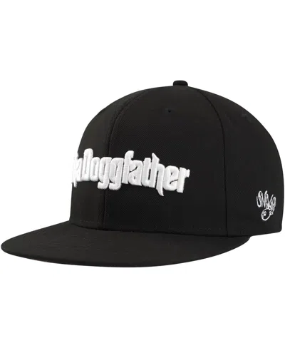 Lids Men's Black Death Row Records Doggfather Fitted Hat In Blk