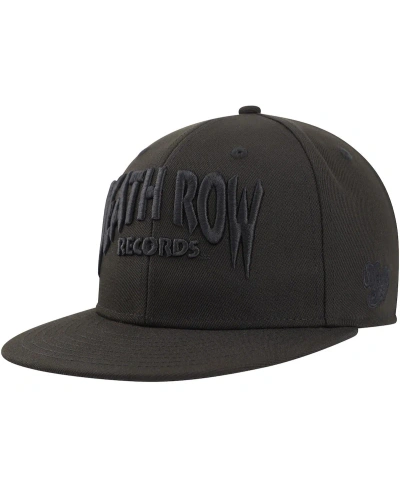 Lids Men's Black Death Row Records Paisley Fitted Hat