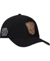 Lids Men's Black Guardians Of The Galaxy Groot A-frame Adjustable Hat In Black