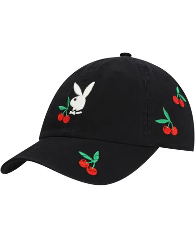 Lids Men's Black Playboy Cherry Dad Adjustable Hat