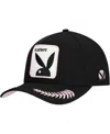 Lids Men's Black Playboy Logo A-frame Adjustable Hat In Black