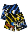 Lids Men's Black Wolverine Comic Big Print Mesh Shorts In Black