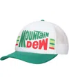 Lids Men's White Mountain Dew Show Your Stripes Foam Trucker Adjustable Hat In White