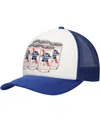 Lids Men's White Pabst Blue Ribbon Cans Foam Trucker Adjustable Hat In White,blue