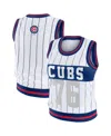 Lids Wear By Erin Andrews Women'sâ White Chicago Cubs Sporty Tank Top In White