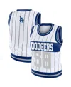 Lids Wear By Erin Andrews Women'sâ White Los Angeles Dodgers Sporty Tank Top In White