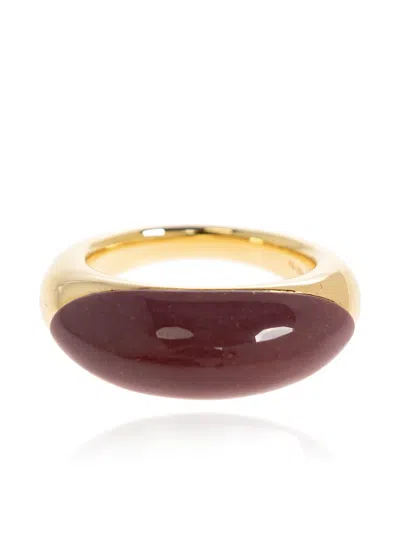 Lie Studio Beatrice Ring In Brown