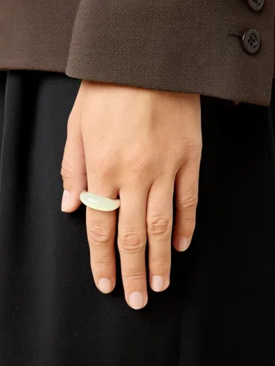 Lie Studio Beatrice Serpentine Ring In Transparent