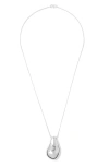 Lie Studio Betty Necklace In Metallic