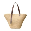Lie Studio Bianca Large Raffia Bag