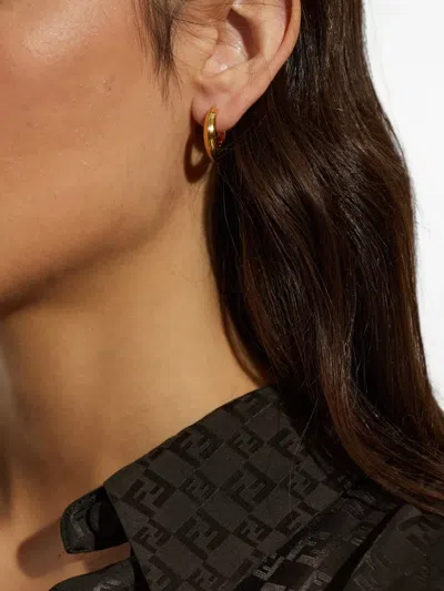 Lie Studio Bonnie Hoop Earrings In Gold