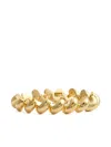 Lie Studio Curved Link Bracelet In Gold