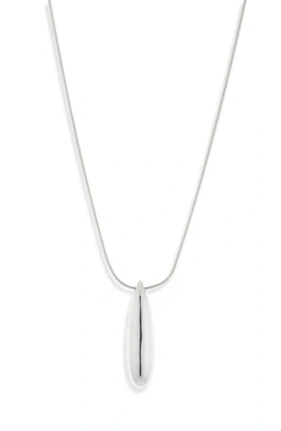 Lie Studio Lié Studio Dolly Pendant Necklace In Silver