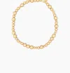 Lie Studio Elly Necklace In Gold In Brown